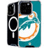 NFL Miami Dolphins Retro Logo iPhone 16 Pro MagSafe Case